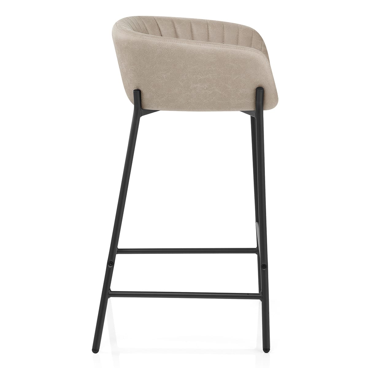 Kunstleder Barhocker - Cub Braungrau