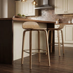Barhocker Heller Holz - Curve Holz