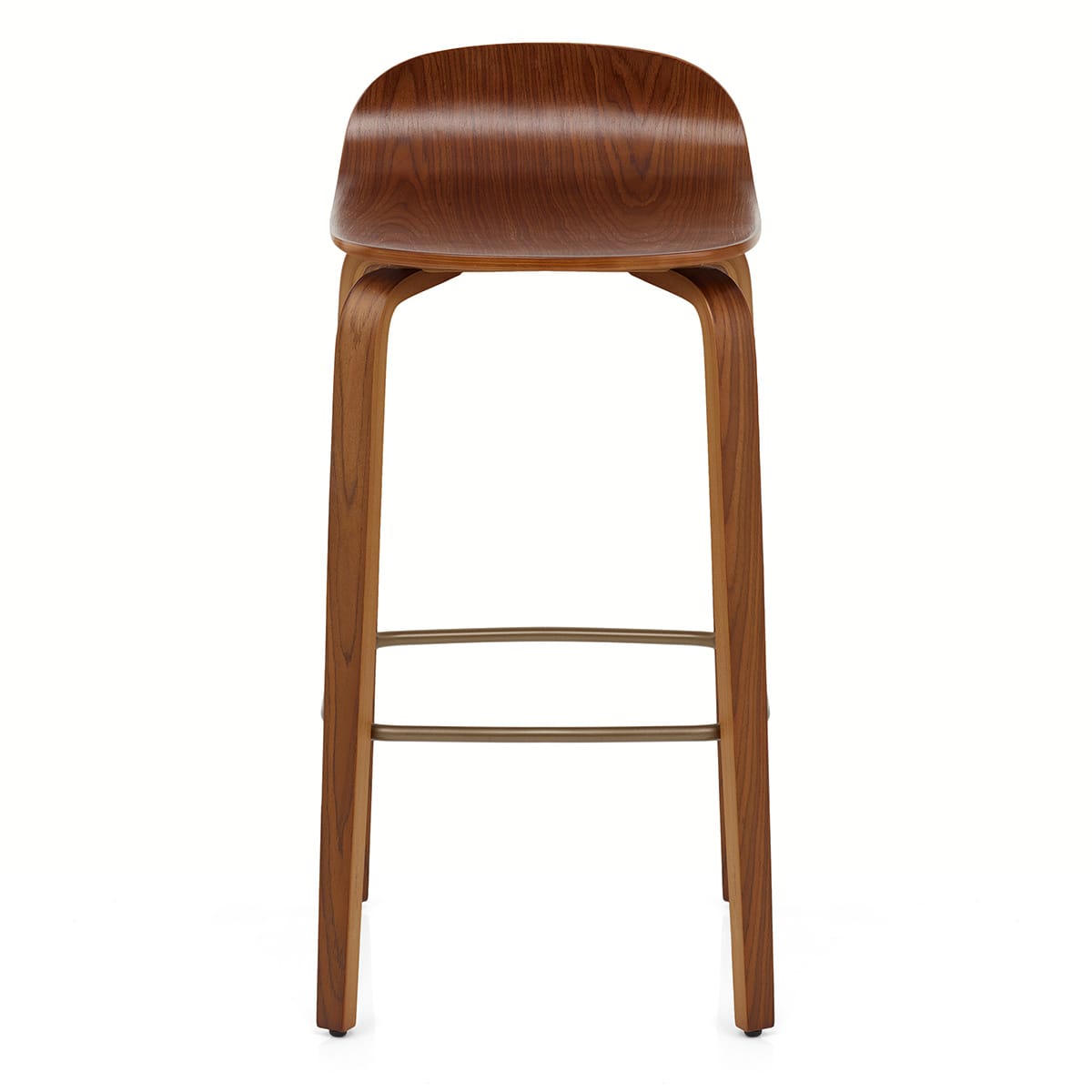 Barhocker Polierte Walnuss - Curve