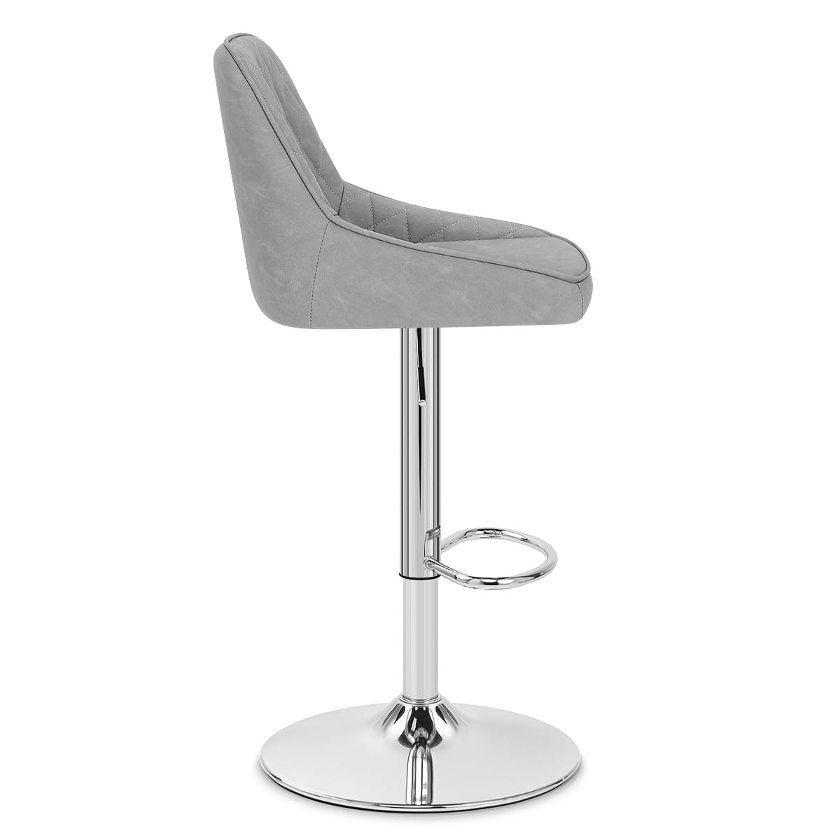 Sgabello Ecopelle - Darwin Grigio