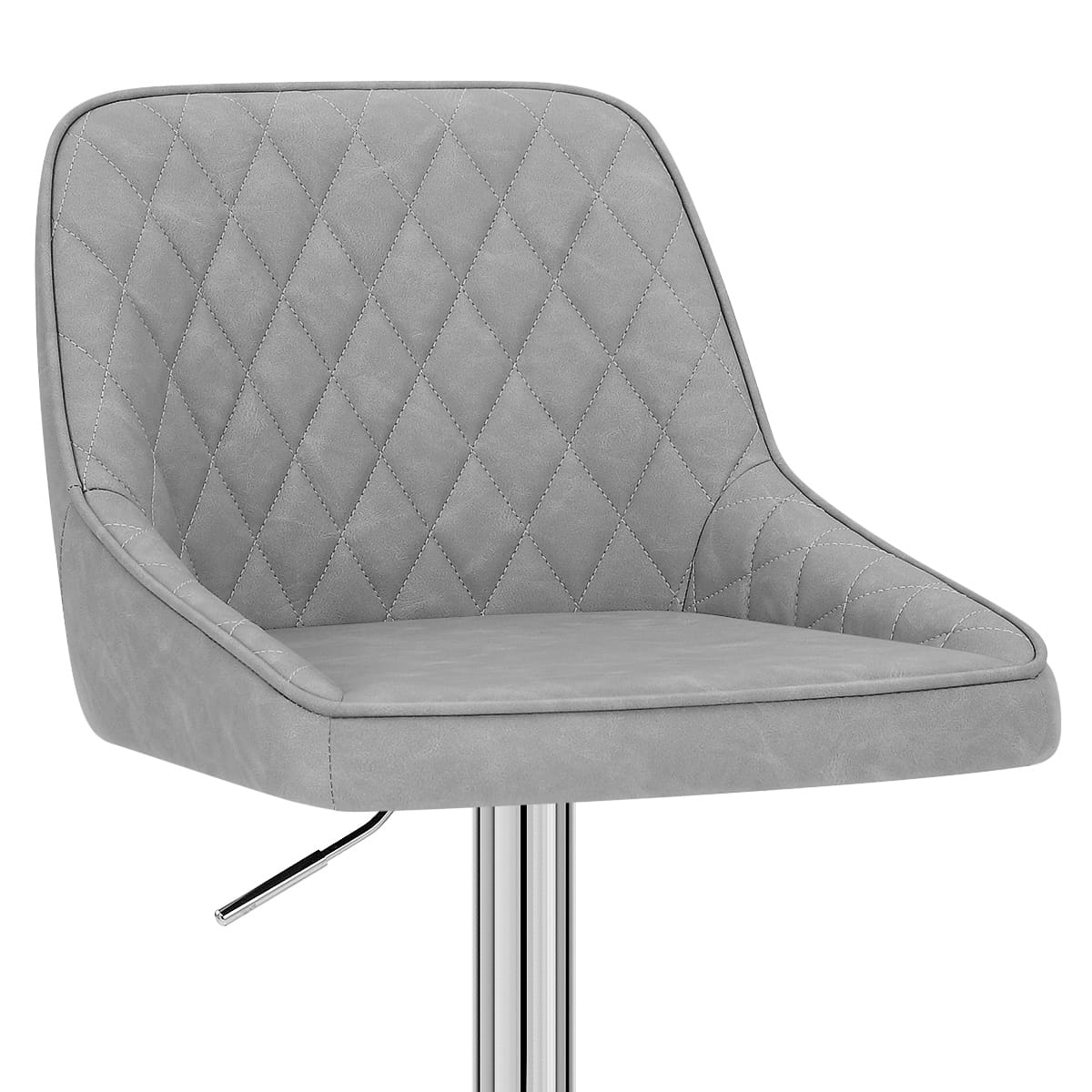 Sgabello Ecopelle - Darwin Grigio