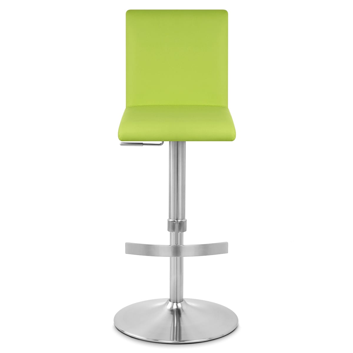 Kunstleder Barhocker Gebürstet - Deluxe High Back Grün