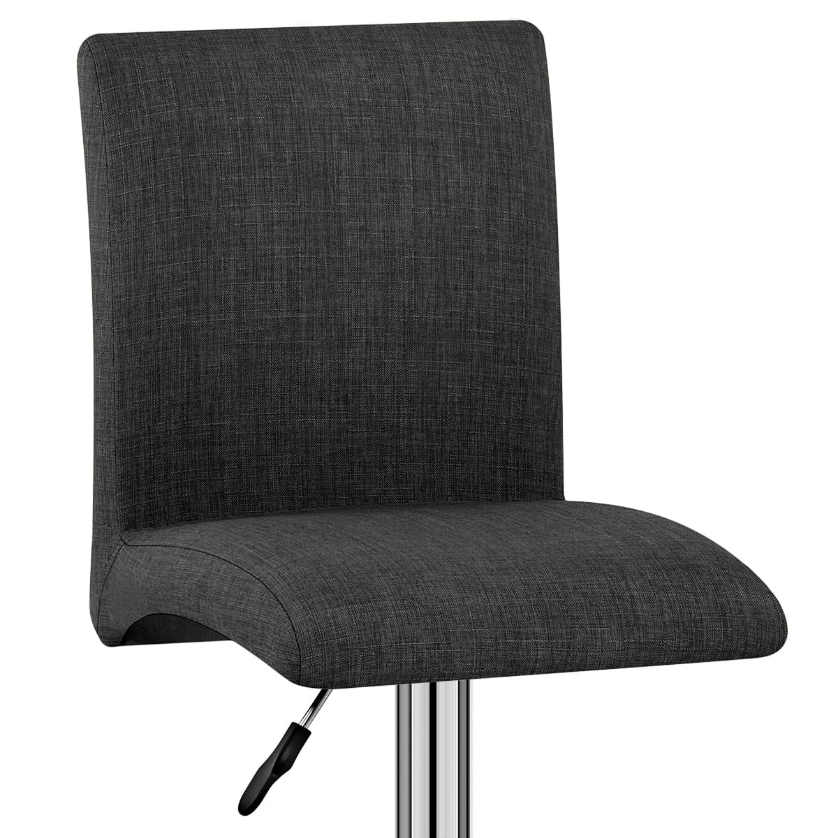 Sgabello in Tessuto - Deluxe High Back Grigio