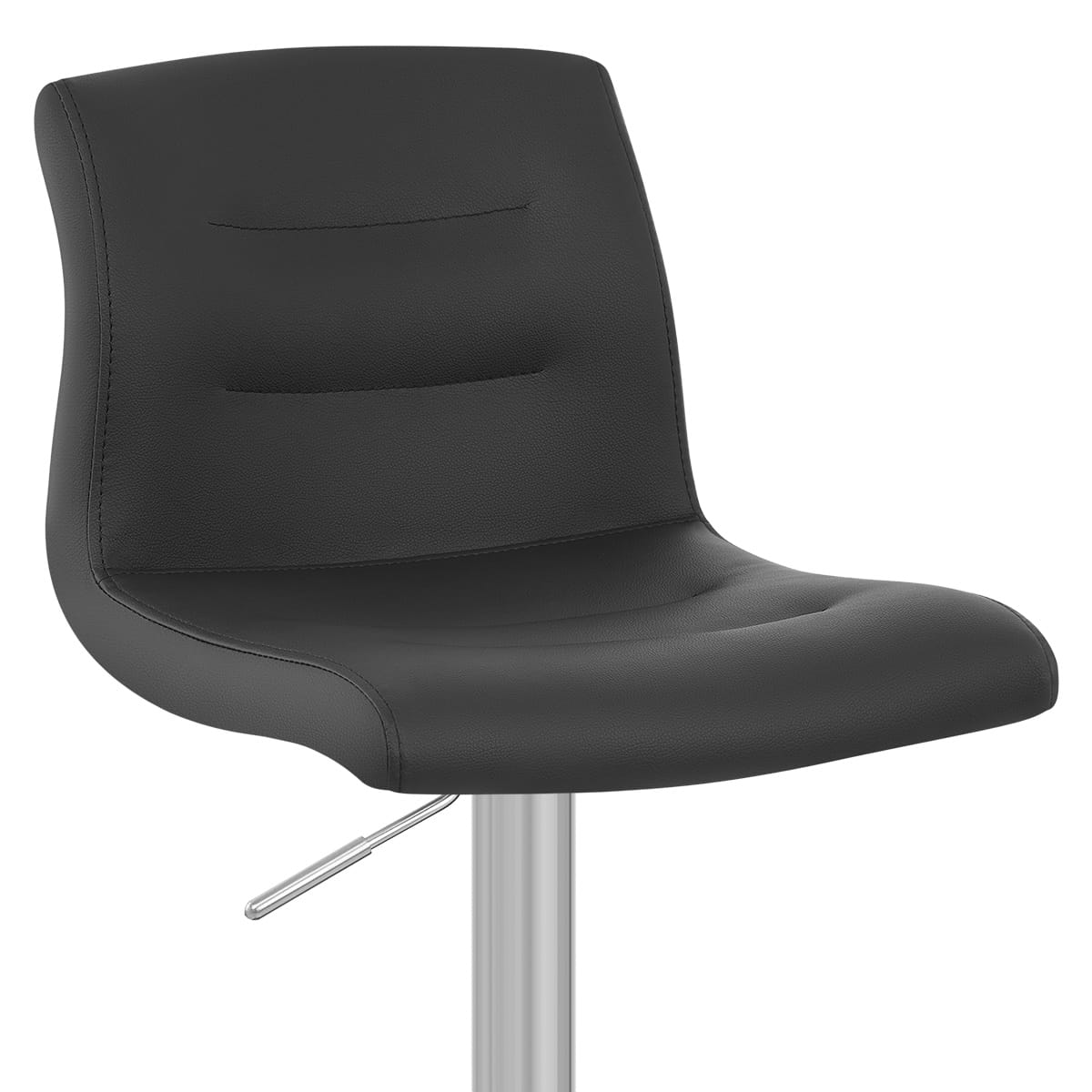 Sgabello Vero Cuoio Satinato - Paradis Deluxe Grigio