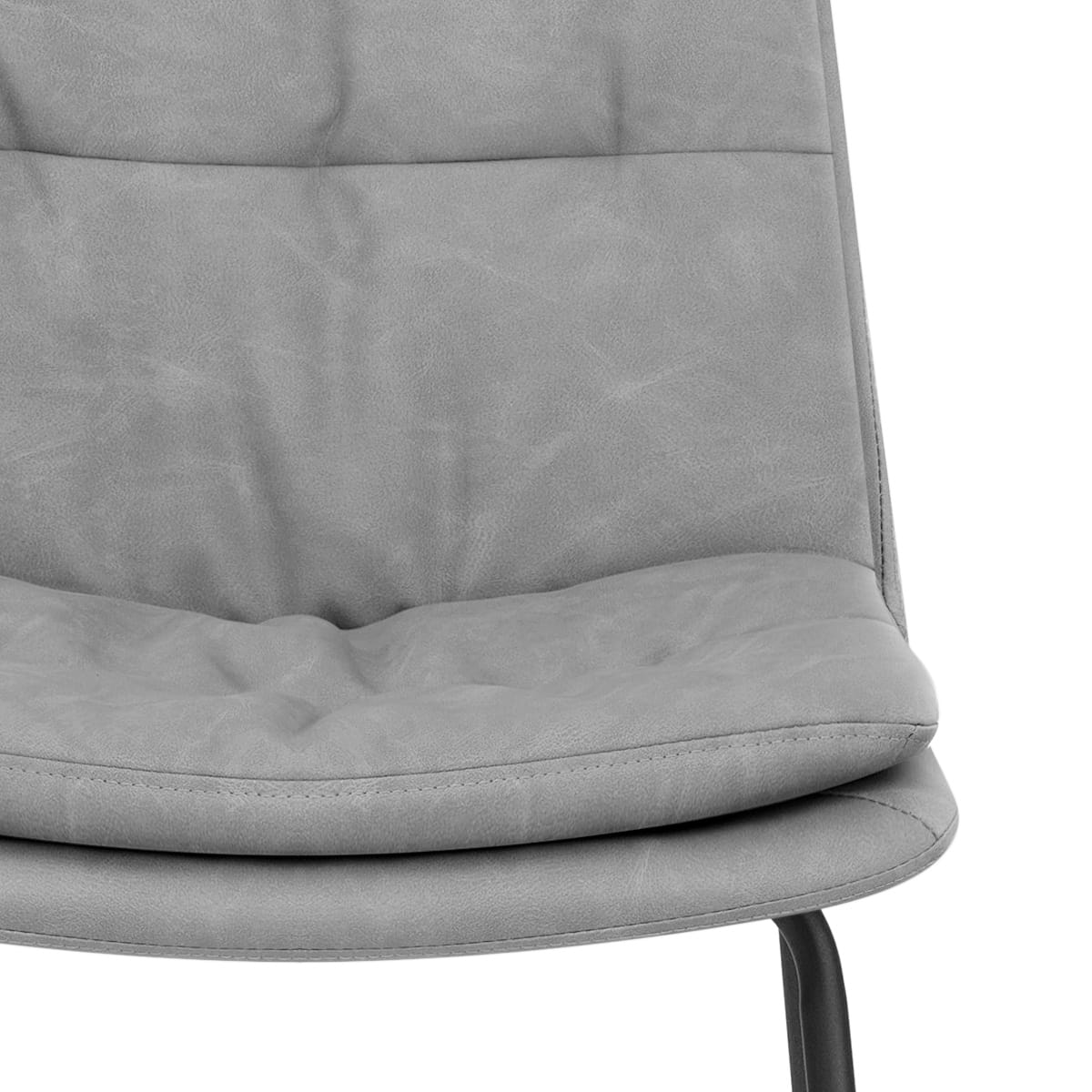 Kunstleder Barhocker - Devine Grau