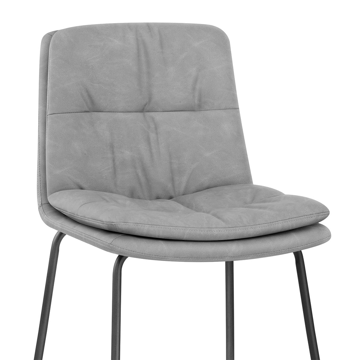 Kunstleder Barhocker - Devine Grau
