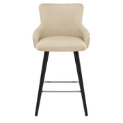 Sgabello Ecopelle - Diablo Crema