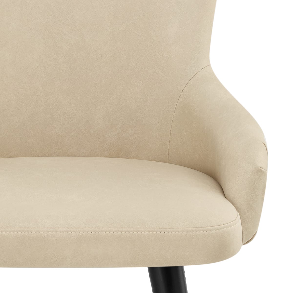 Sgabello Ecopelle - Diablo Crema