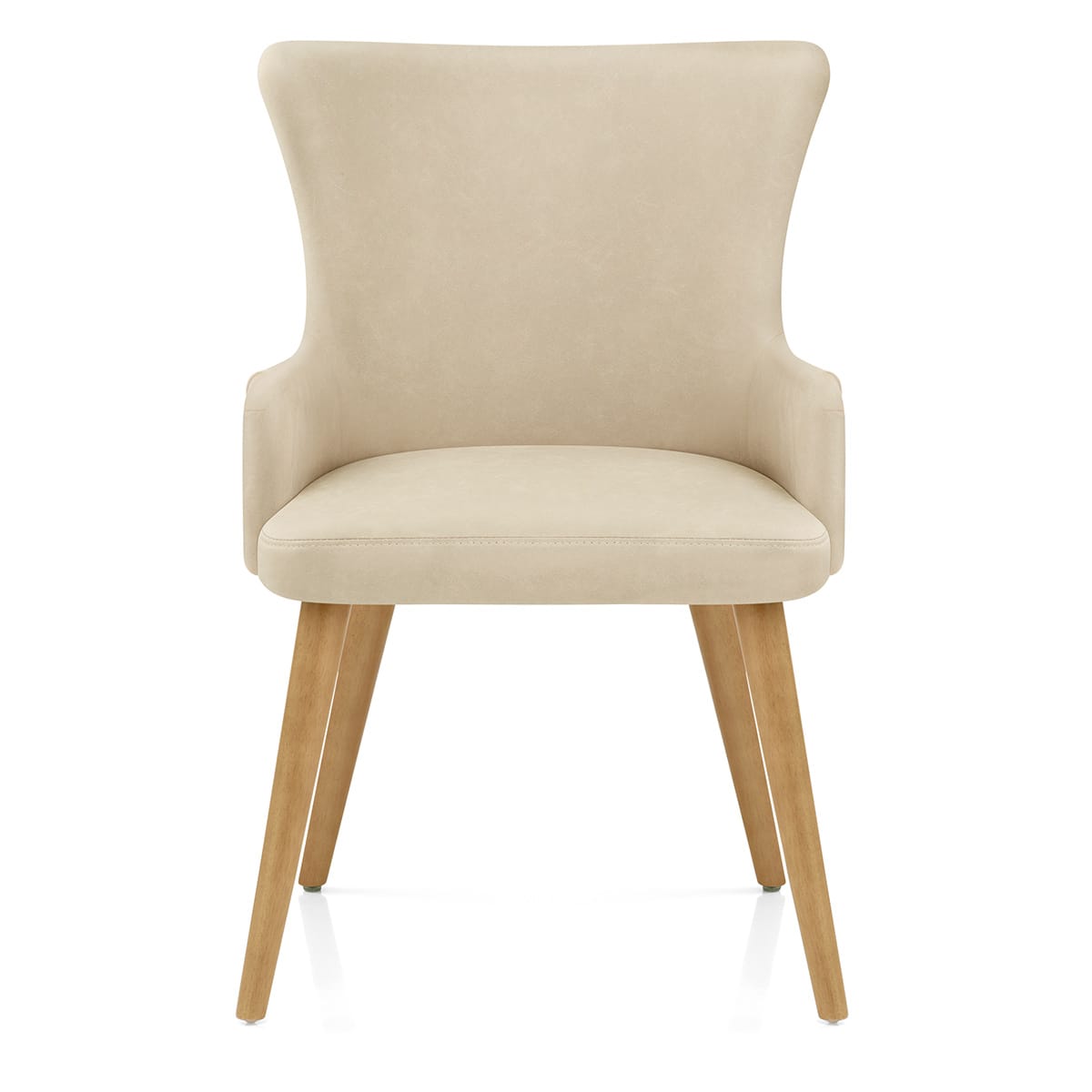 Esszimmerstuhl Kunstleder Holz - Diablo Beige