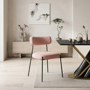 Esszimmerstuhl Stoff - Diana Pink