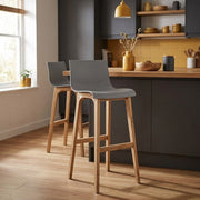 Barhocker Eiche - Drift ABS Dunkelgrau