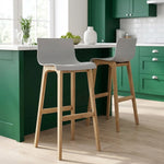 Barhocker Eiche - Drift ABS Grau