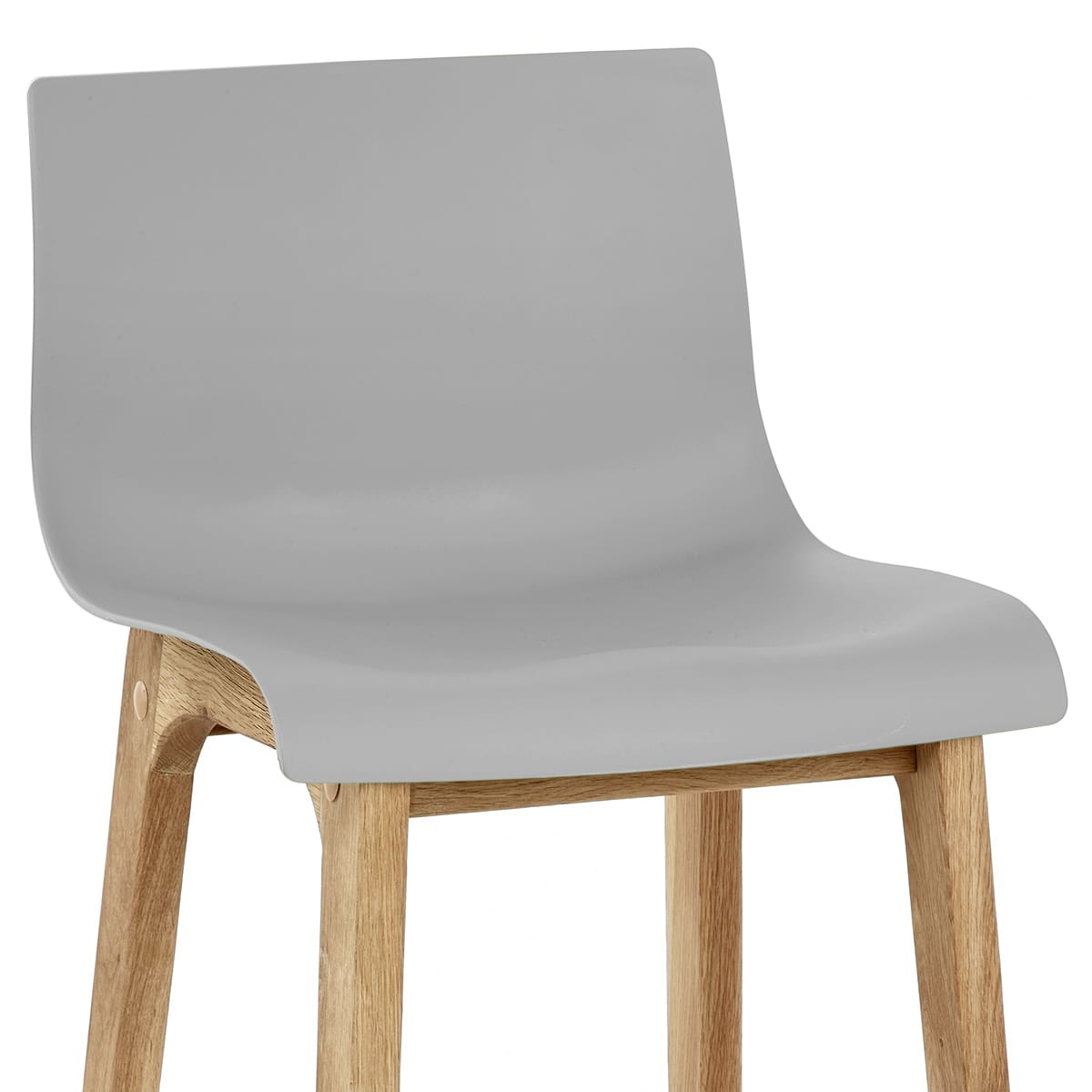 Barhocker Eiche - Drift ABS Grau