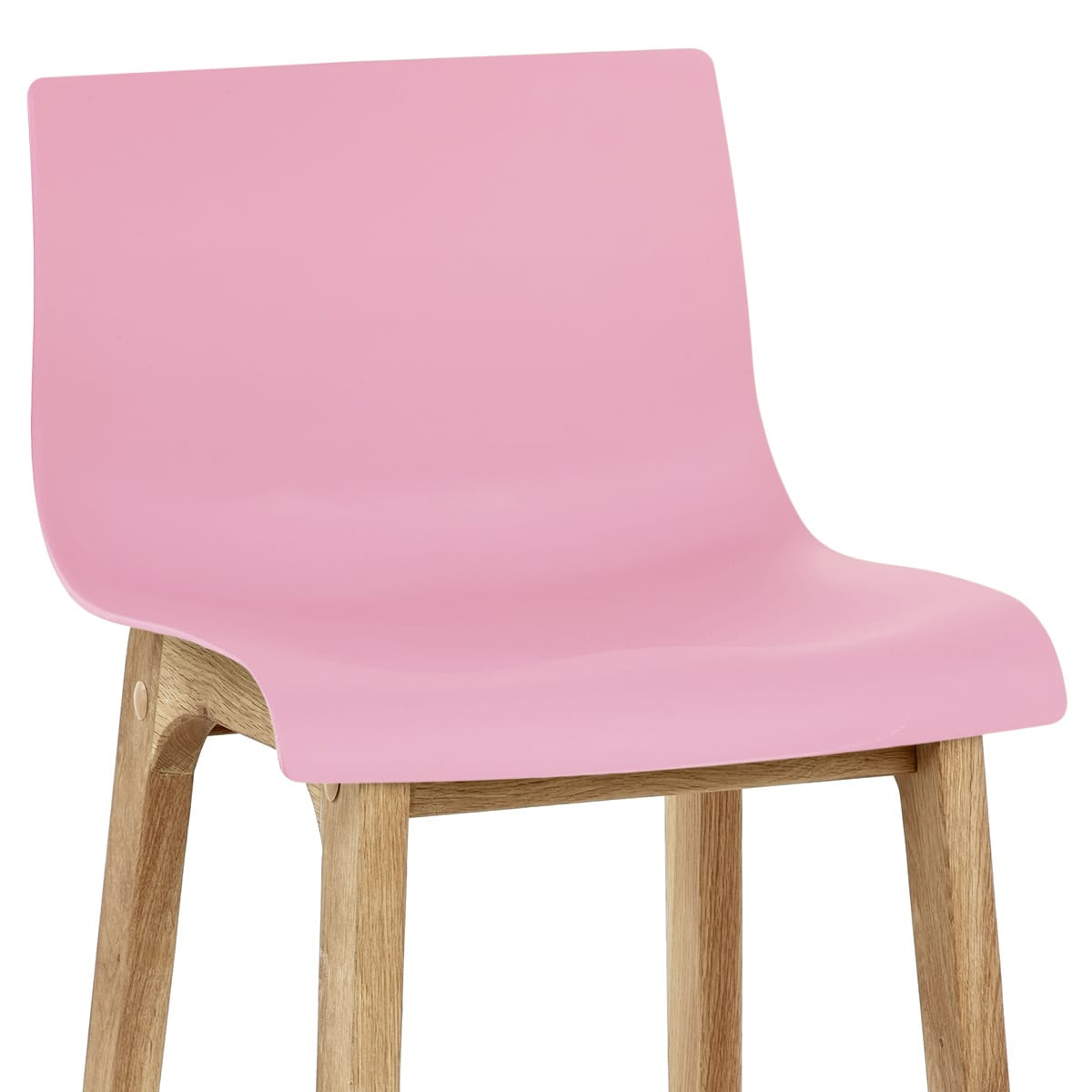 Sgabello Resina Legno - Drift ABS Rosa