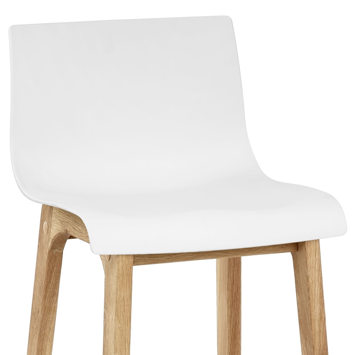 Barhocker Eiche - Drift ABS Weiß