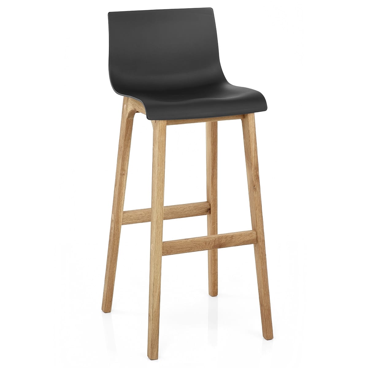 Sgabello Resina Legno - Drift ABS Nero