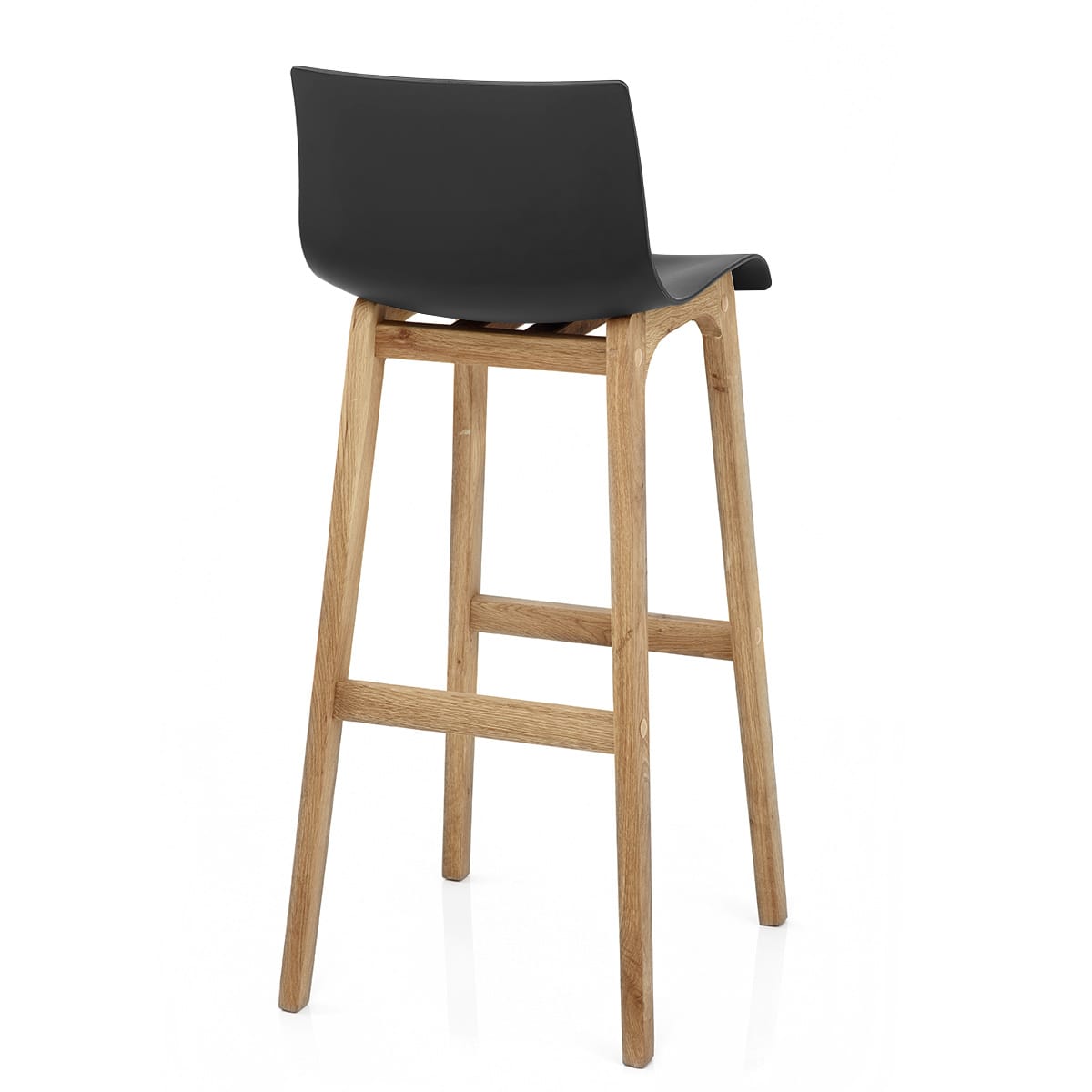 Sgabello Resina Legno - Drift ABS Nero
