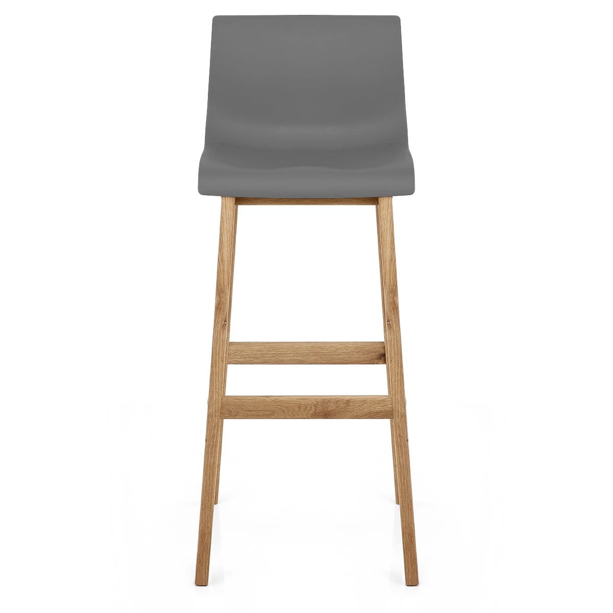 Barhocker Eiche - Drift ABS Dunkelgrau