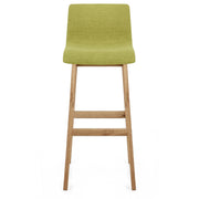 Sgabello Tessuto Legno - Drift Verde