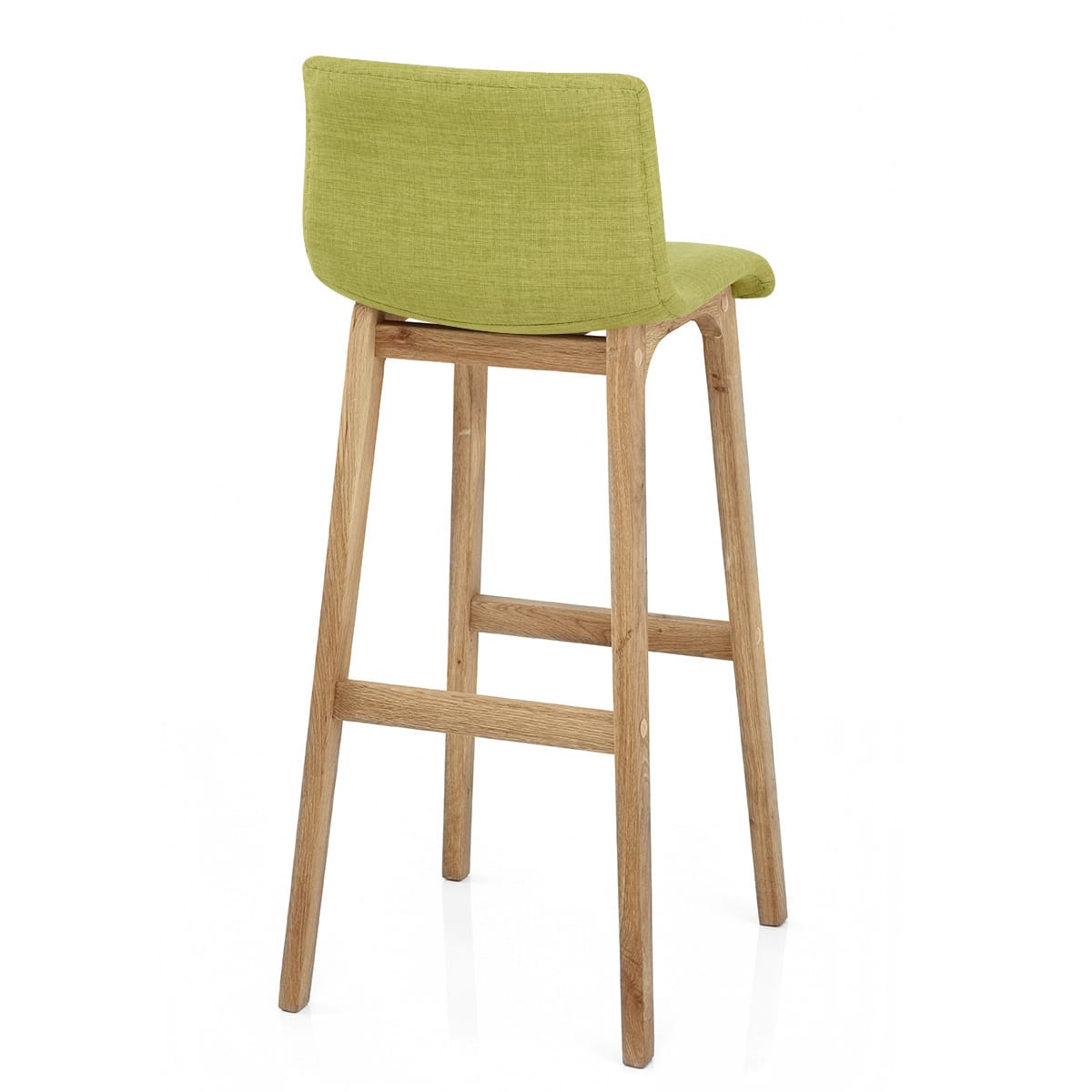 Sgabello Tessuto Legno - Drift Verde