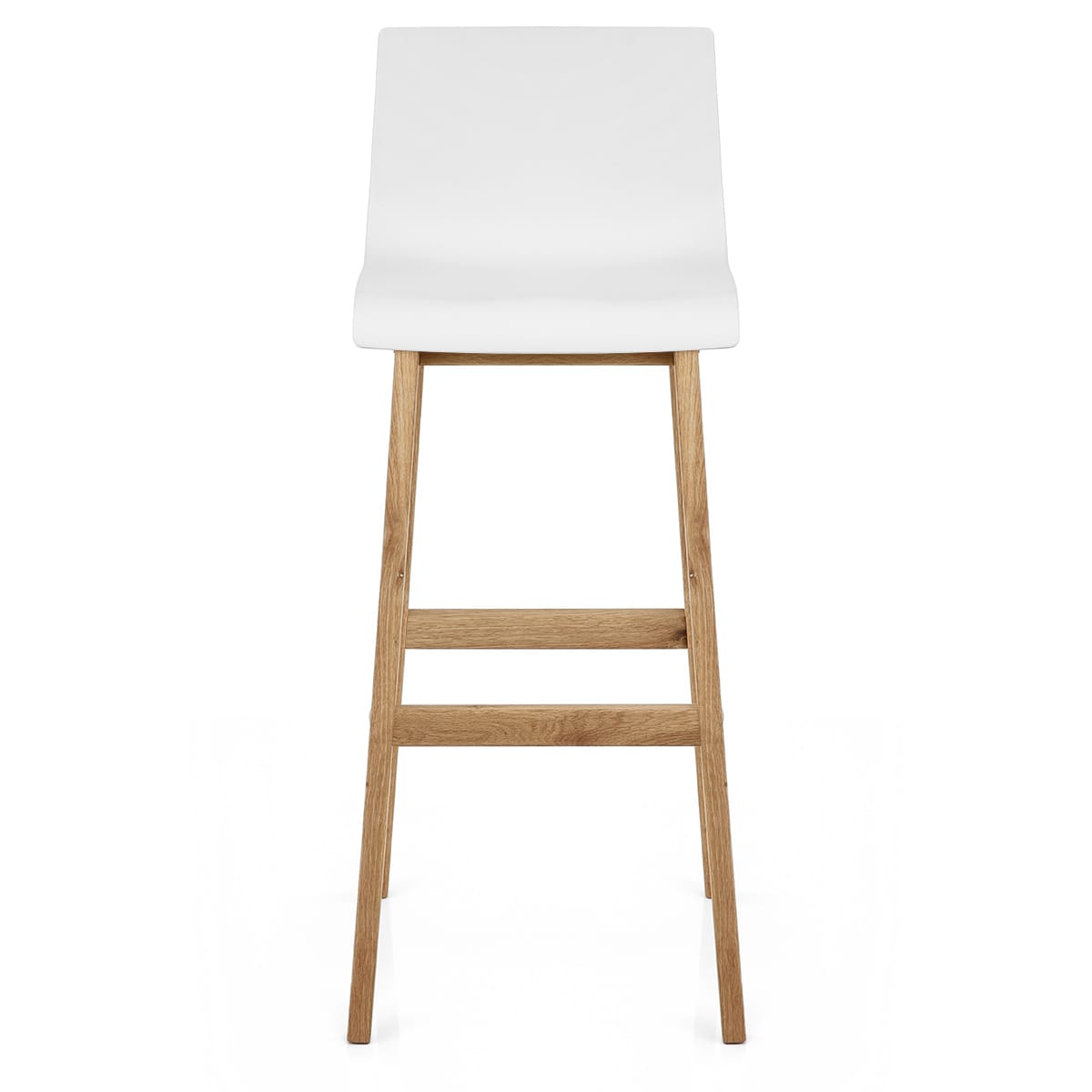 Barhocker Eiche - Drift ABS Weiß