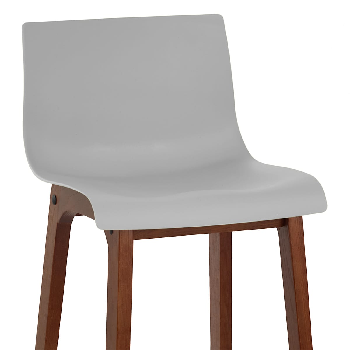 Barhocker Walnuss - Drift ABS Grau