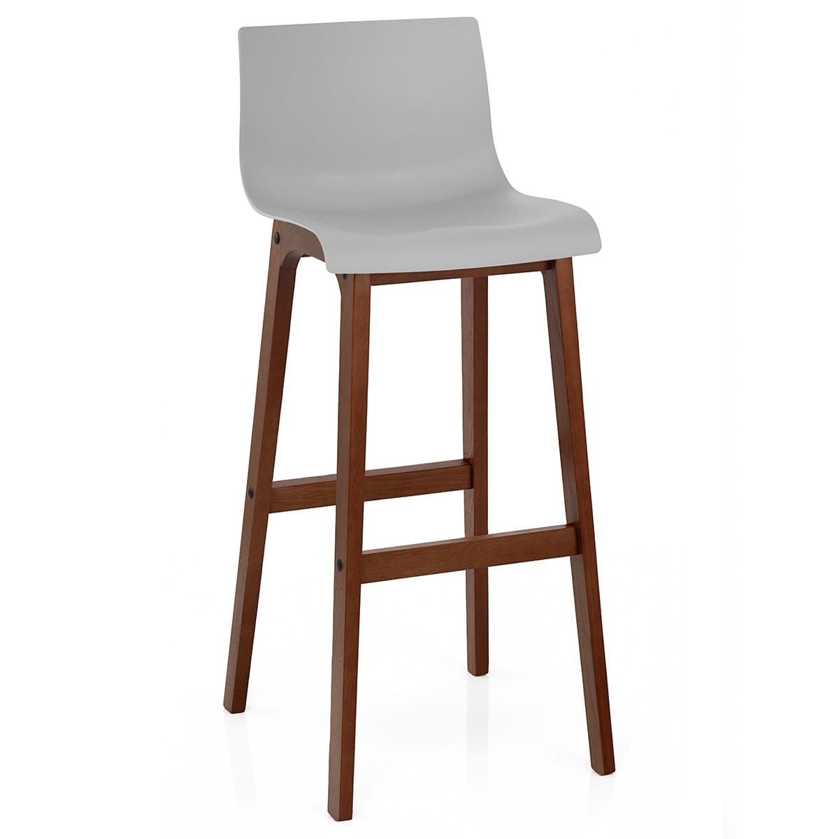 Barhocker Walnuss - Drift ABS Grau