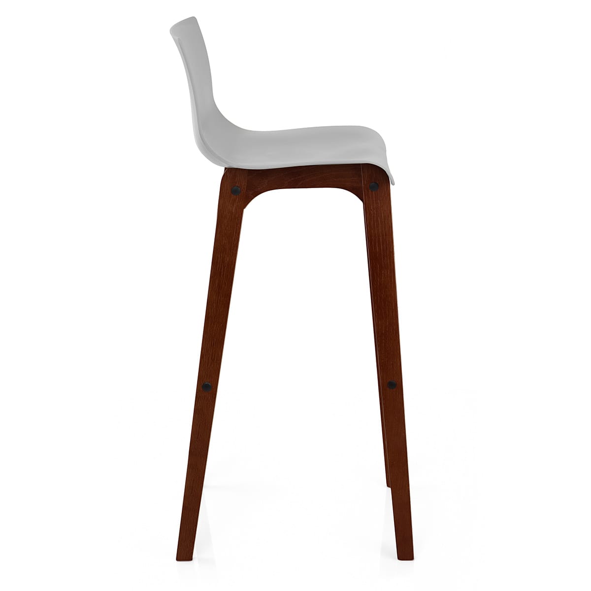 Barhocker Walnuss - Drift ABS Grau