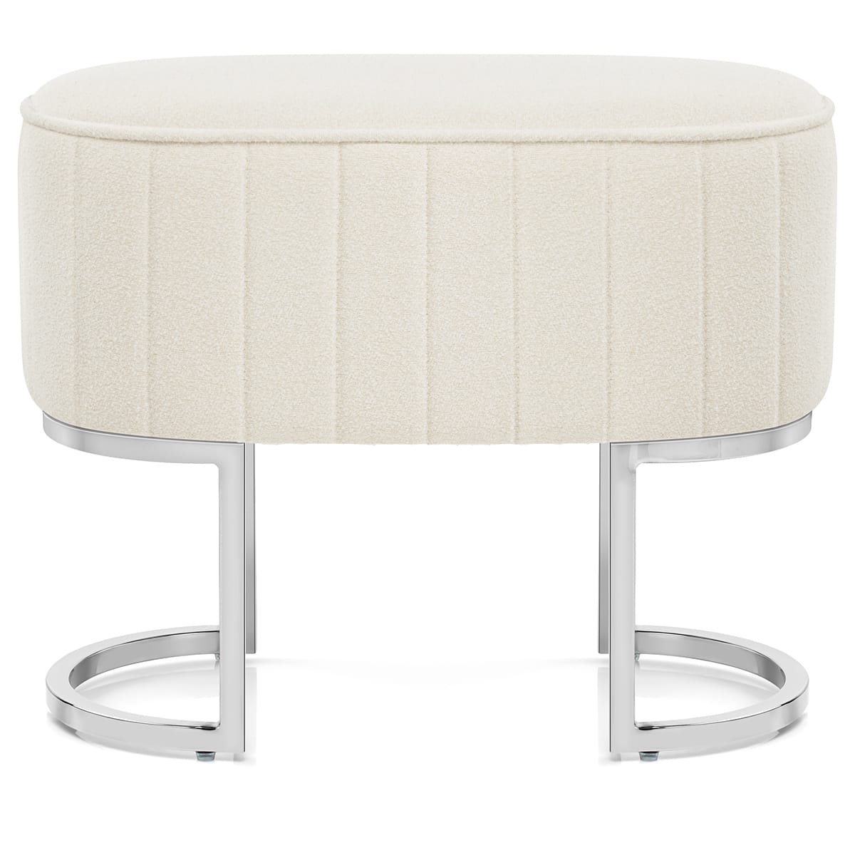 Sgabello Tessuto - Duet Crema