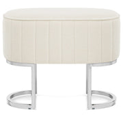 Sgabello Tessuto - Duet Crema