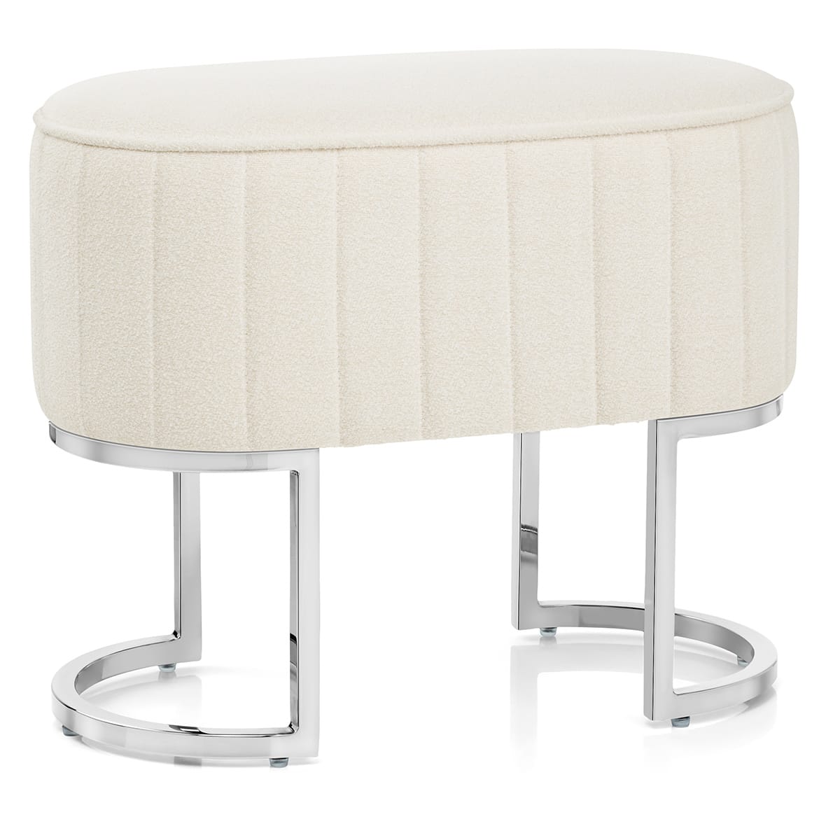 Sgabello Tessuto - Duet Crema