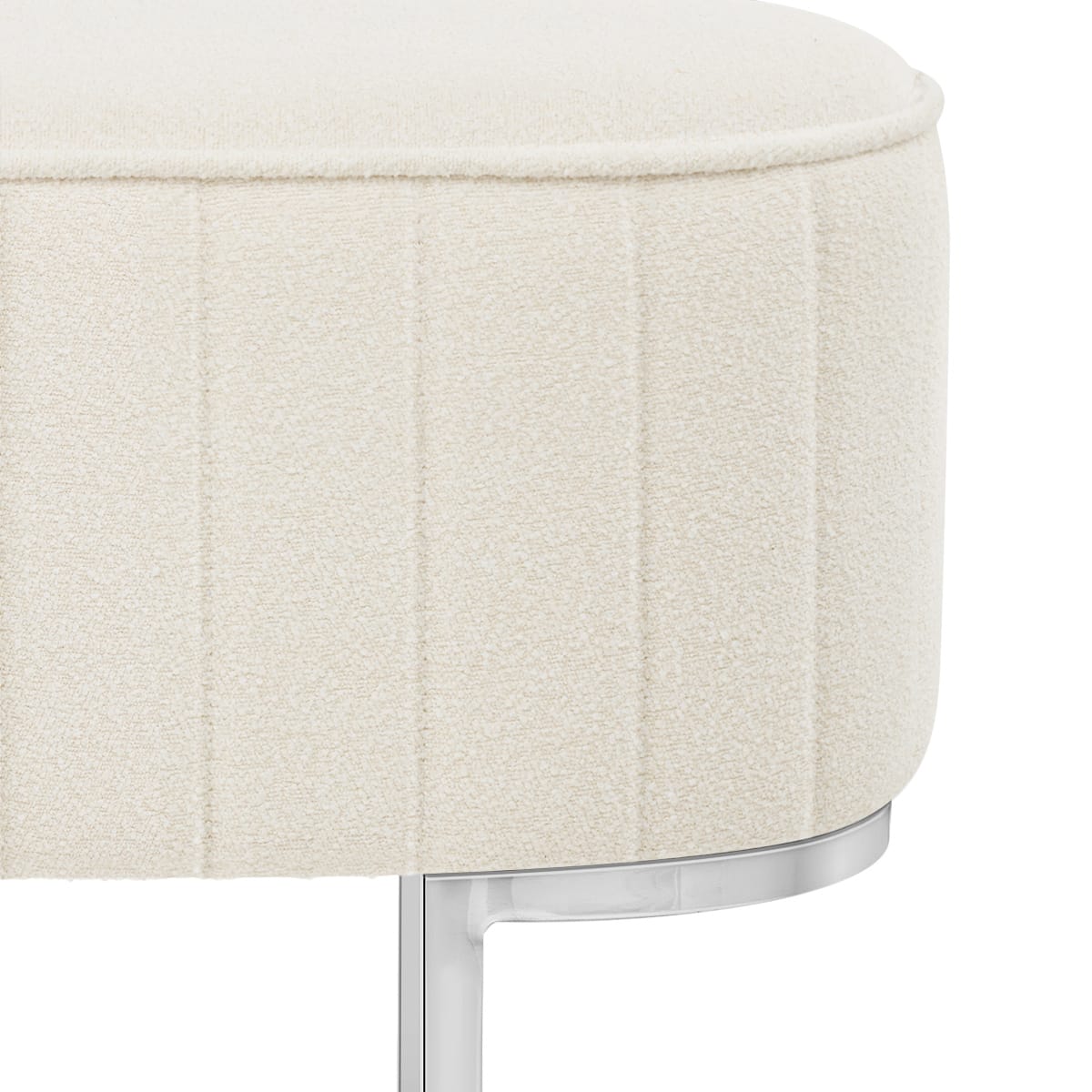 Sgabello Tessuto - Duet Crema