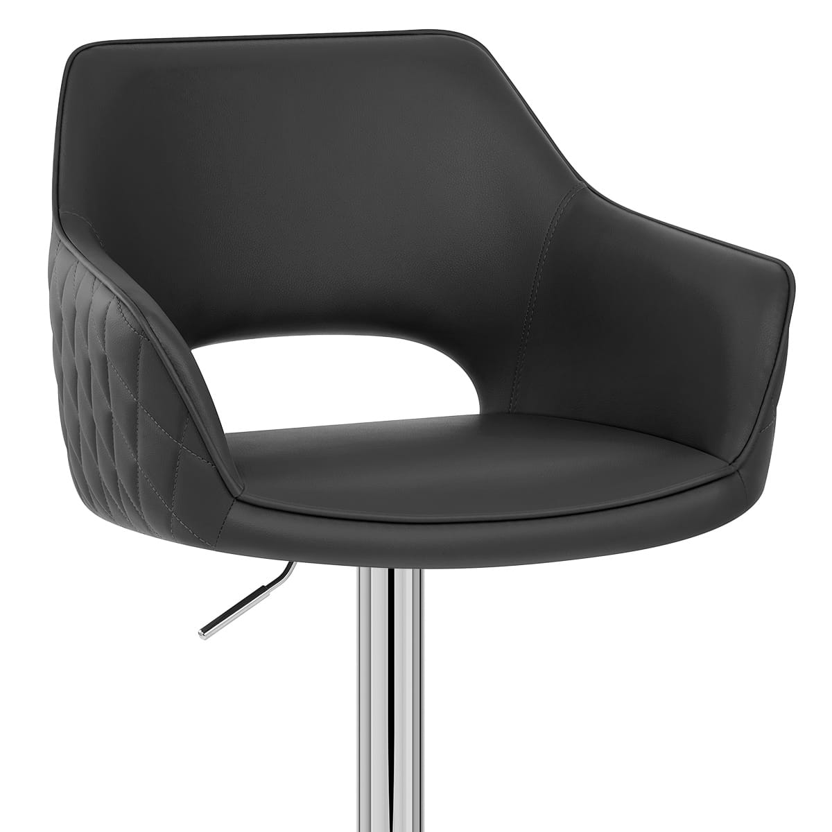 Sgabello Ecopelle - Dune Nero