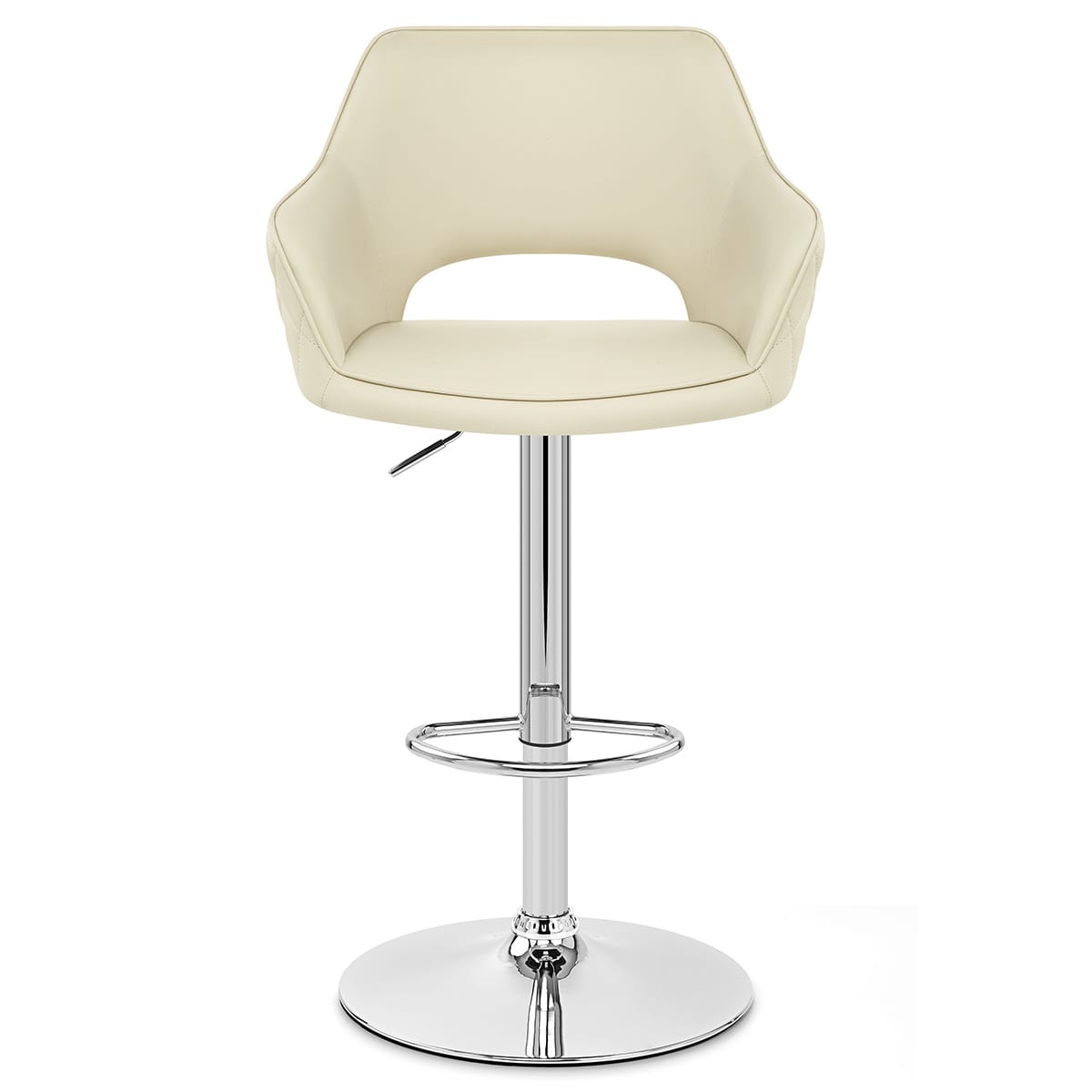 Sgabello Ecopelle - Dune Crema
