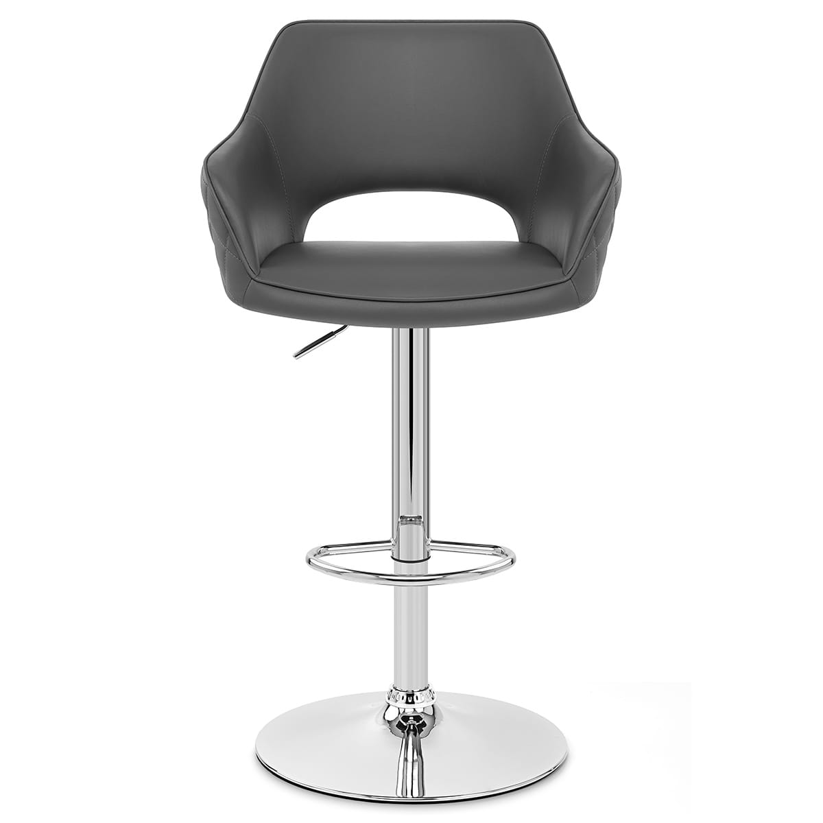 Sgabello Ecopelle - Dune Grigio