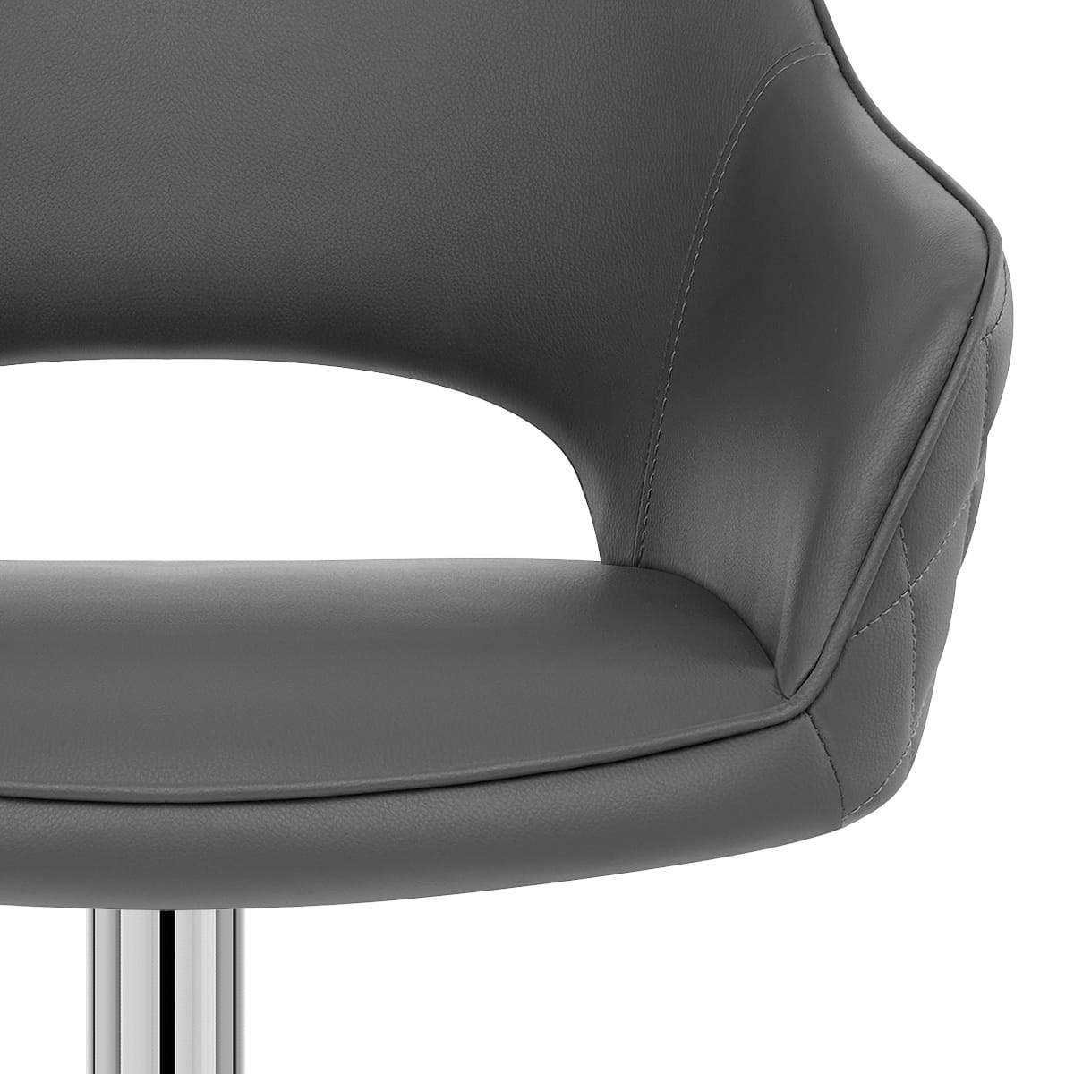 Sgabello Ecopelle - Dune Grigio