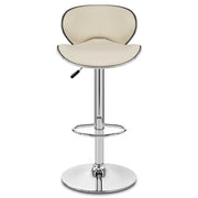 Kunstleder Barhocker Chrom - Felix Beige