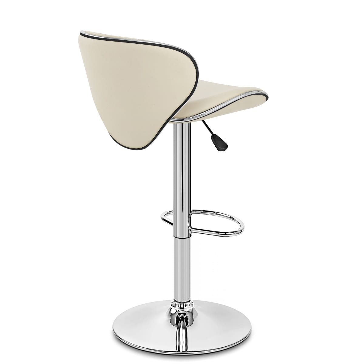 Kunstleder Barhocker Chrom - Felix Beige
