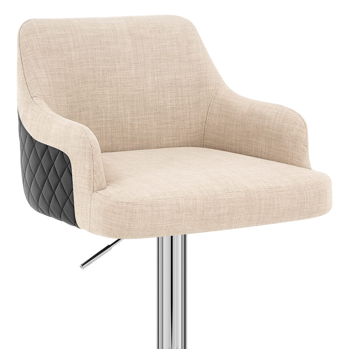Stoffbarhocker Kunstleder - Dylan Beige