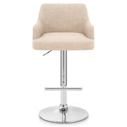 Stoffbarhocker Kunstleder - Dylan Beige