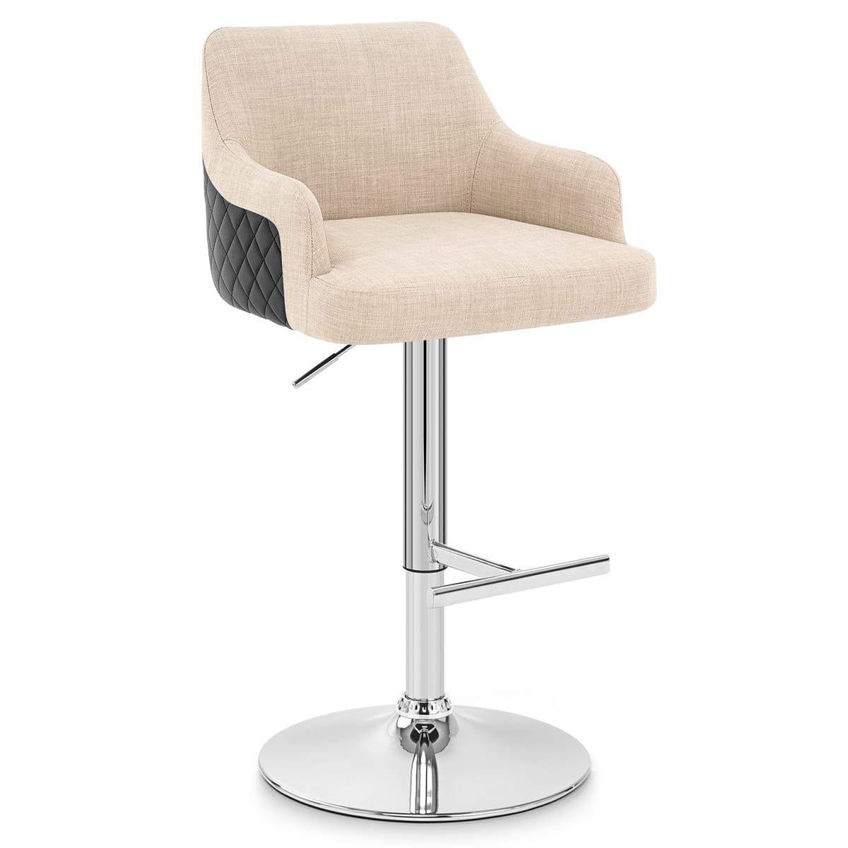 Stoffbarhocker Kunstleder - Dylan Beige