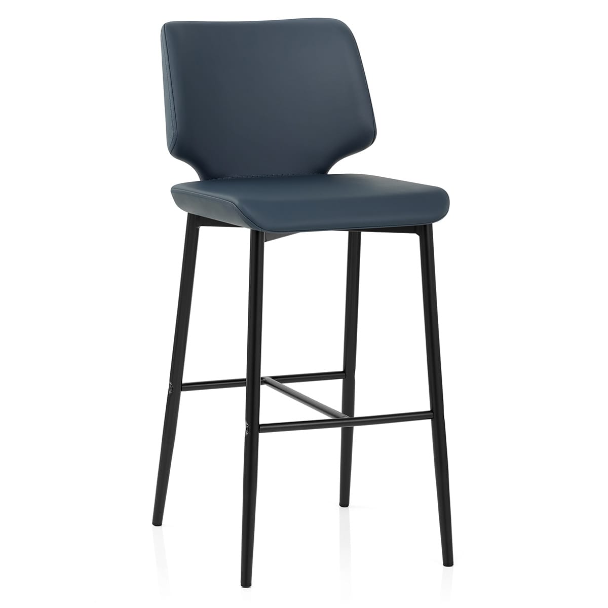 Sgabello Ecopelle - Elan Blu