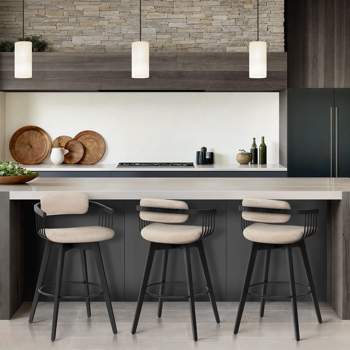 Stoffbarhocker - Electra Beige