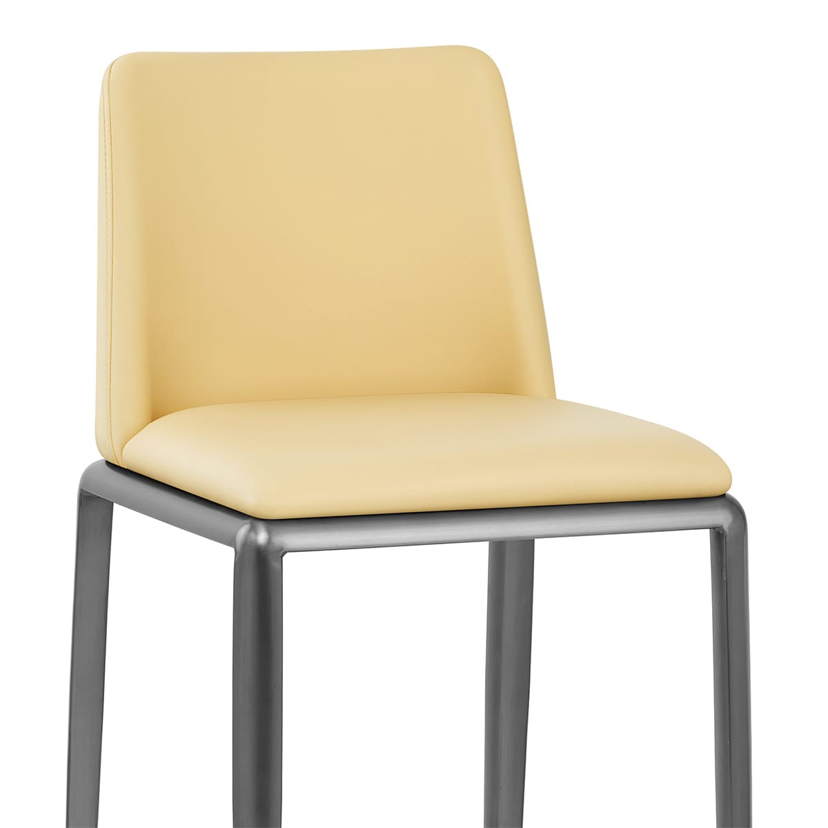 Barhocker Kunstleder - Elise Gelb