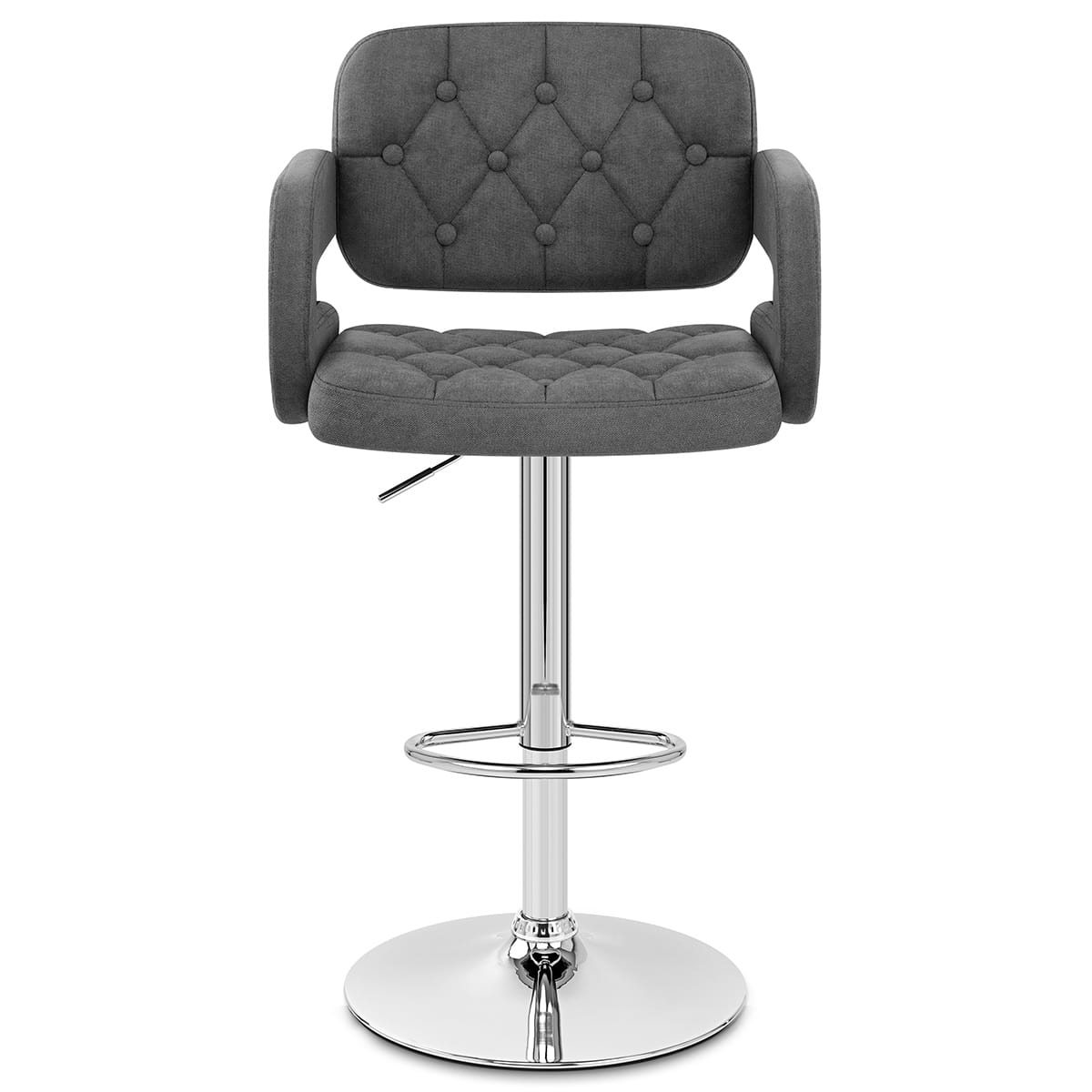 Barhocker Stoff - Encore Dunkelgrau