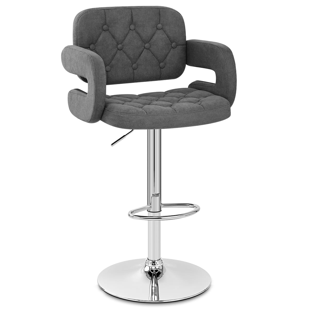 Barhocker Stoff - Encore Dunkelgrau