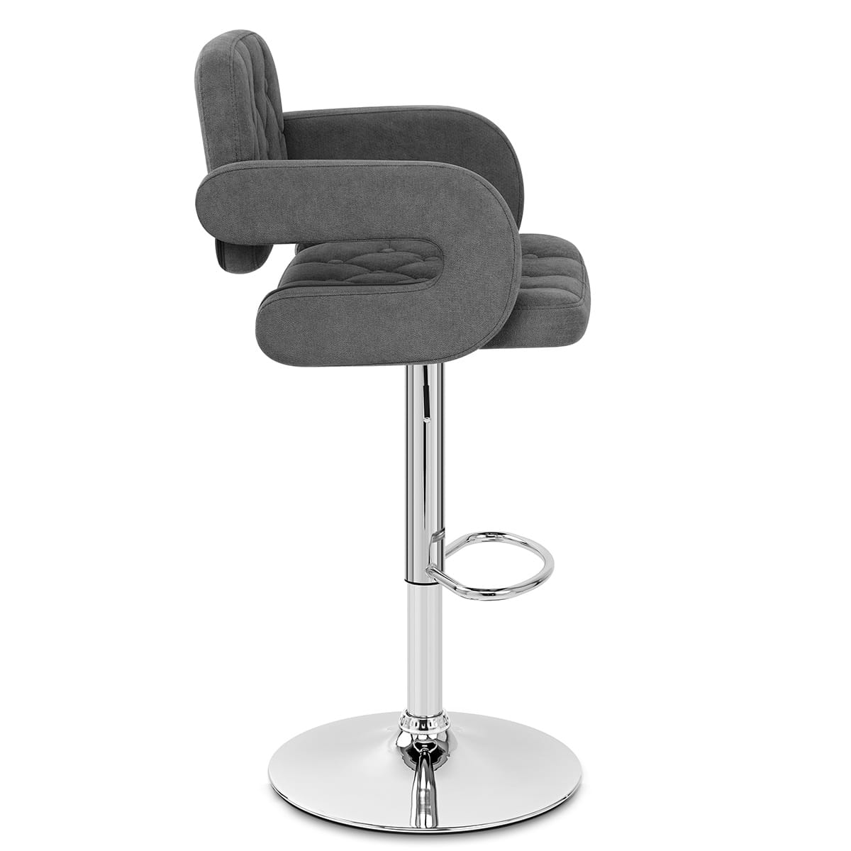 Barhocker Stoff - Encore Dunkelgrau