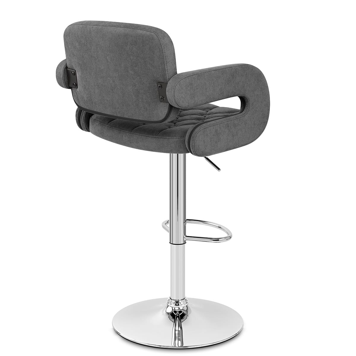 Barhocker Stoff - Encore Dunkelgrau
