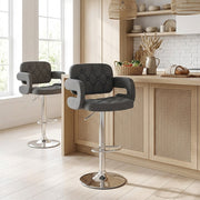 Barhocker Stoff - Encore Dunkelgrau
