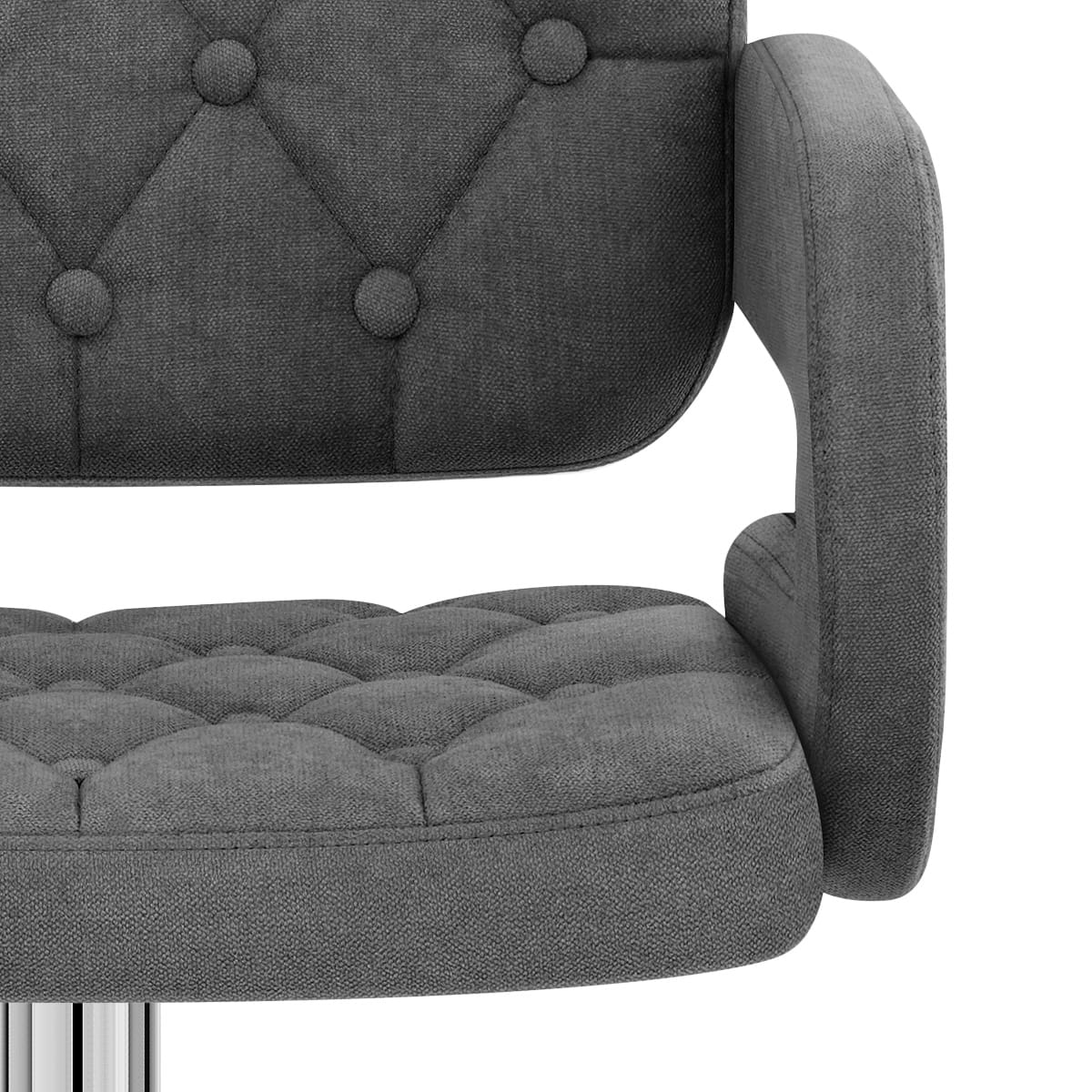 Barhocker Stoff - Encore Dunkelgrau